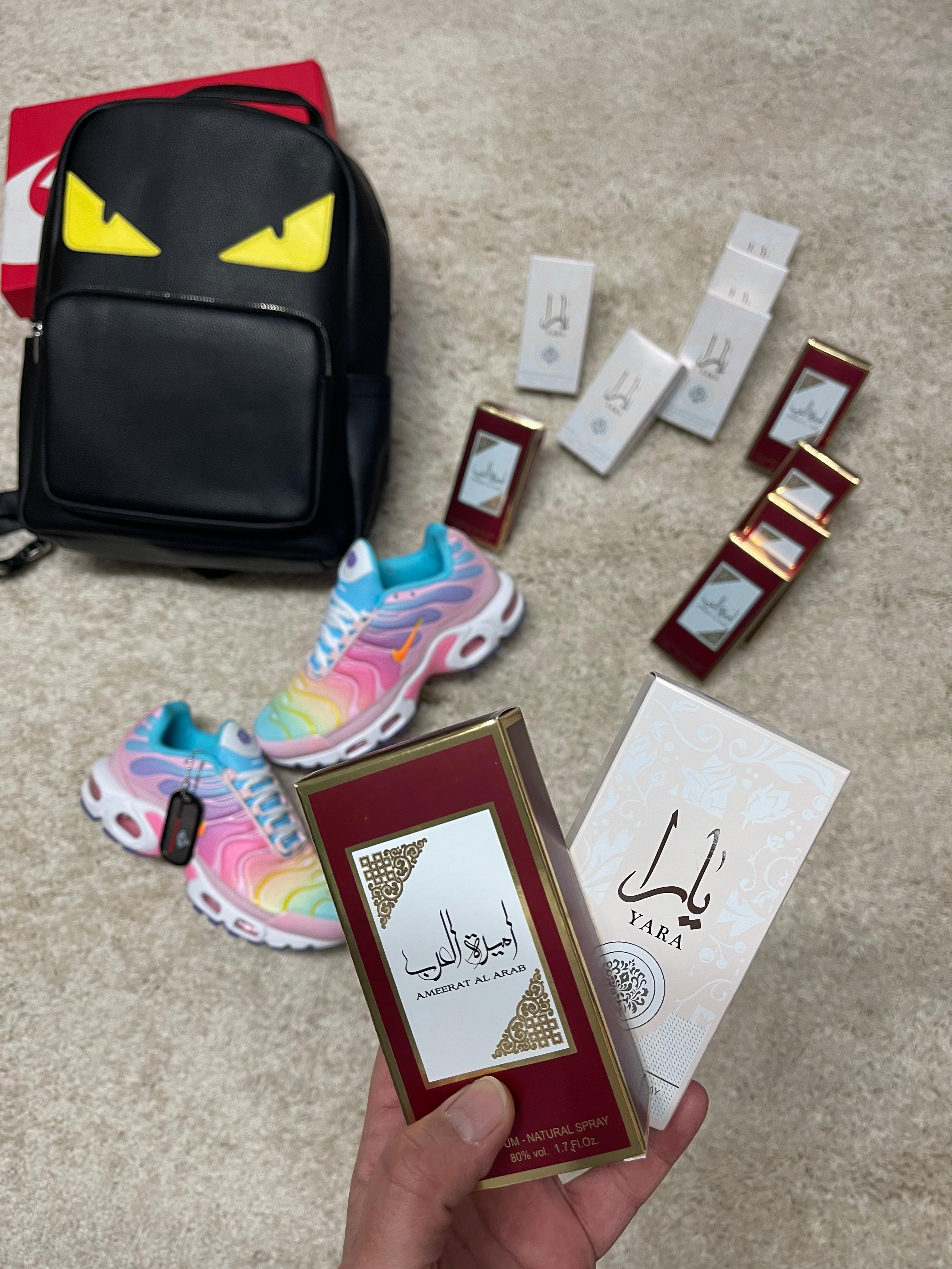 NIKE TN ROSA +PERFUME+MOCHILA FINDE