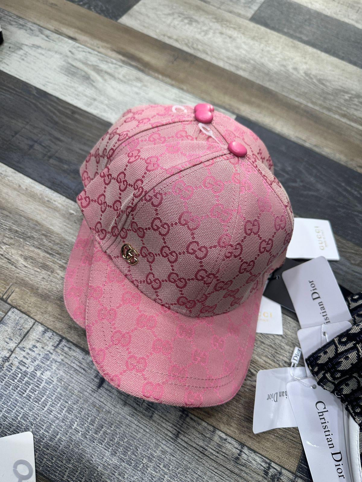 Gorra gucci alta gama rosa
