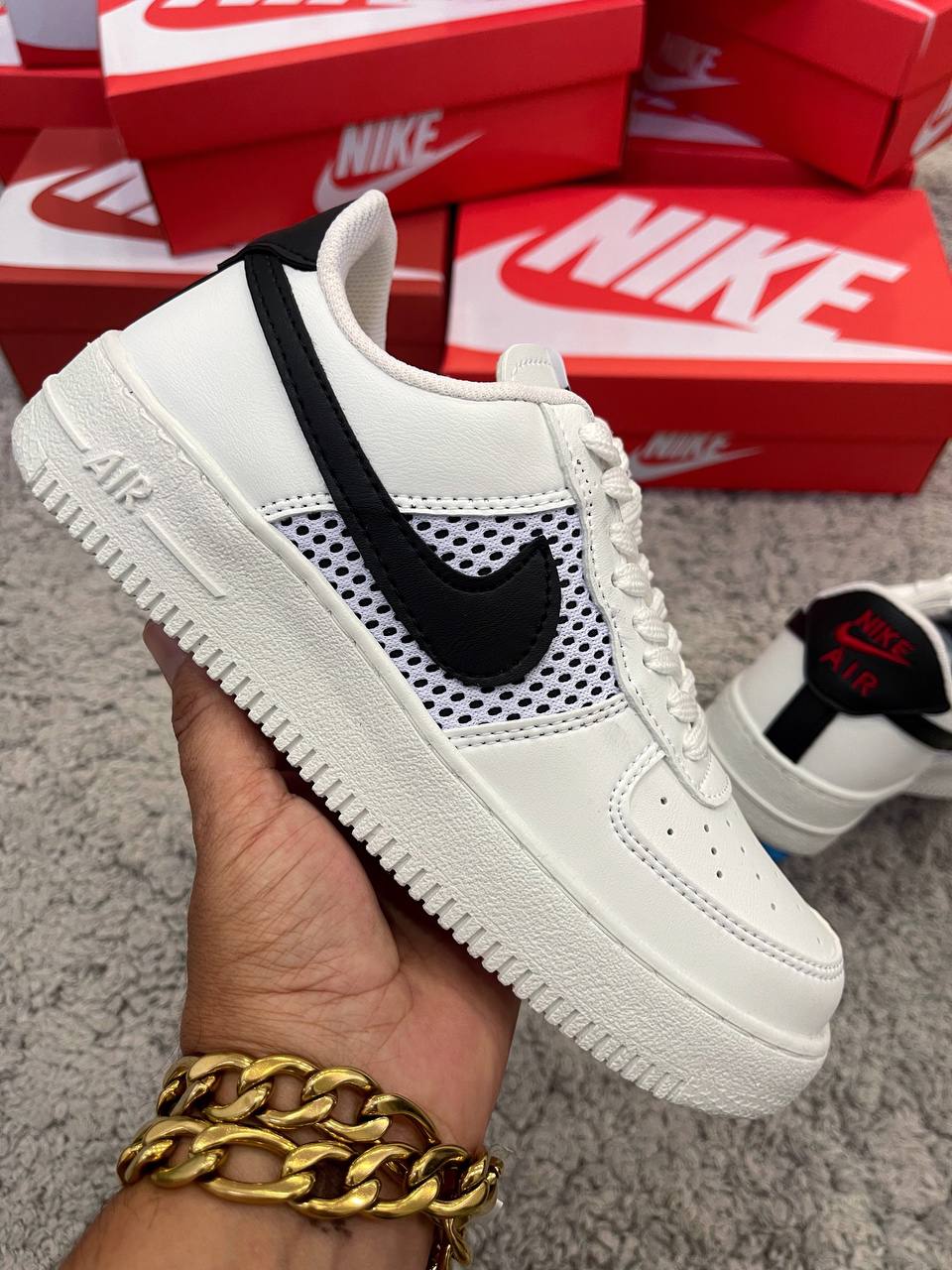 Air Force 1 “logo negro” "Baja calidad"