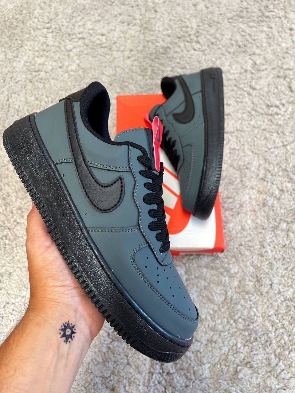 Zapatillas Air Force Verde Oscuro