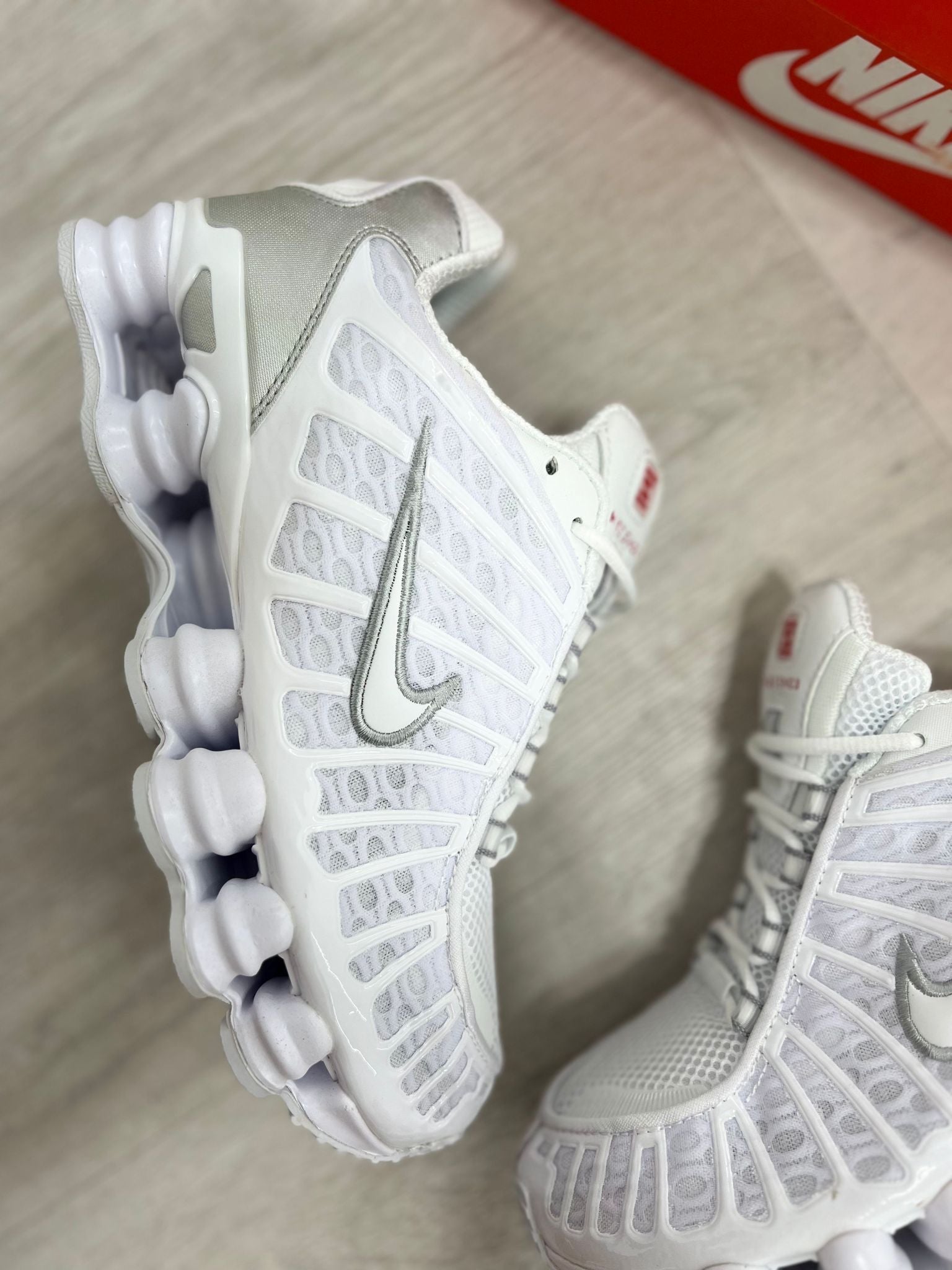 Nike Shox blancas "alta calidad"