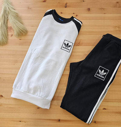 Chándal Adidas negro/Blanco