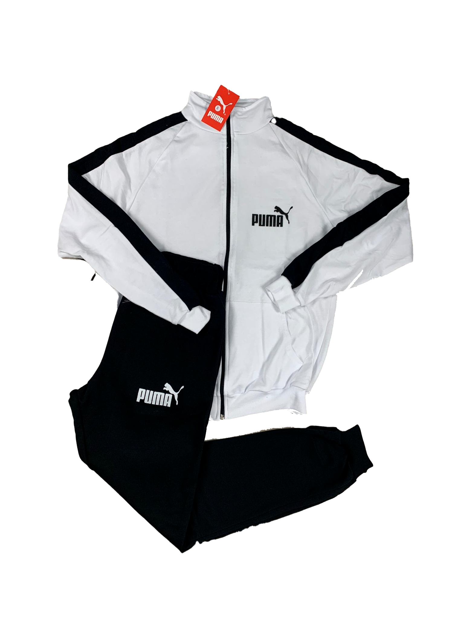 Chándal Puma Negro y Blanco